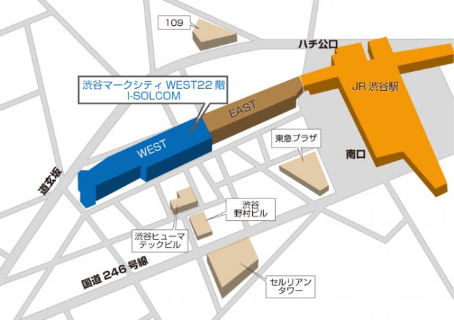 渋谷オフィス地図